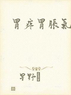 胃疼胃胀气打嗝