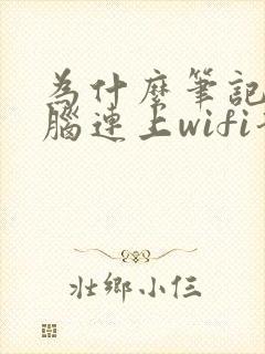 为什么笔记本电脑连上wifi却上不了网
