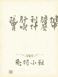 疏肝利胆健脾和胃吃什么中成药封面