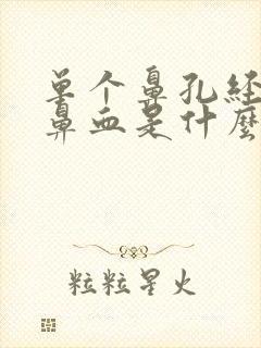 单个鼻孔经常流鼻血是什么原因