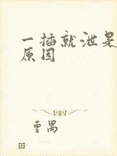 一插就泄是什么原因