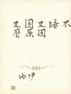 又困又睡不着什么原因