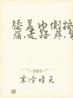 膝盖内侧按压疼痛,走路疼,弯曲疼