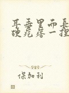 耳垂里面长了个硬疙瘩一捏就疼挂什么科封面