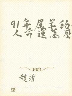 91年属羊的女人命运怎么样封面