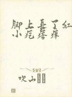 脚上长了红色的小疙瘩痒