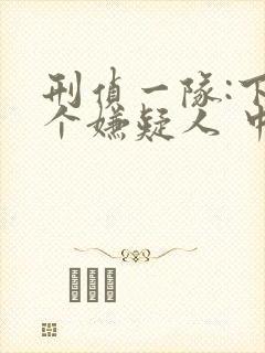 刑侦一队:下一个嫌疑人 中原逐鹿