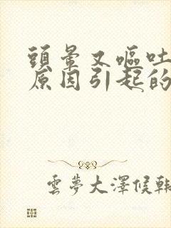 头晕又呕吐什么原因引起的