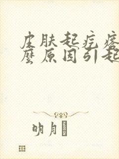 皮肤起疙瘩是什么原因引起的