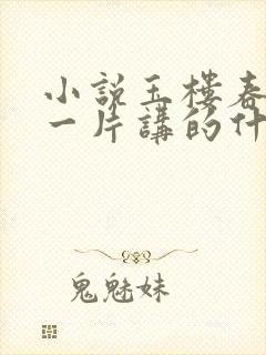 小说玉楼春清歌一片讲的什么