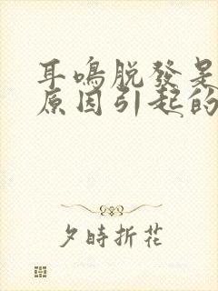 耳鸣脱发是什么原因引起的