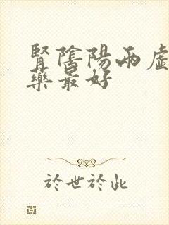 肾阴阳两虚吃啥药最好