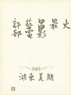 许艺昌最火的三部电影