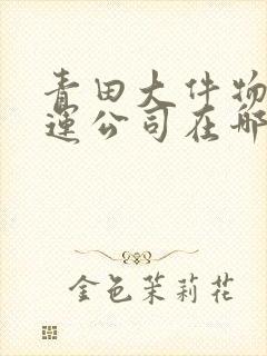 青田大件物流托运公司在哪里啊