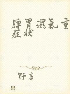 脾胃湿气重有的症状