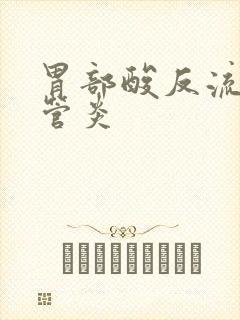 胃部酸反流性食管炎封面