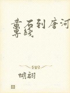 黄石到唐河物流专线