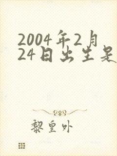 2004年2月24日出生是什么命封面