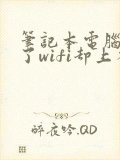 笔记本电脑连上了wifi却上不了网