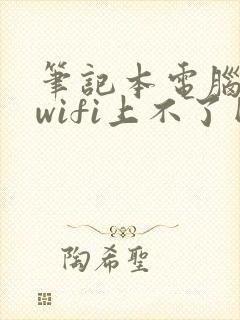 笔记本电脑连上wifi上不了网