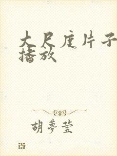 大尺度片子在线播放