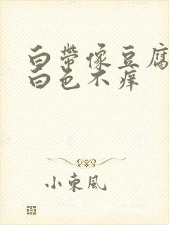 白带像豆腐渣乳白色不痒