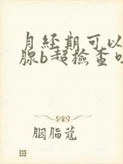 月经期可以做乳腺b超检查吗封面