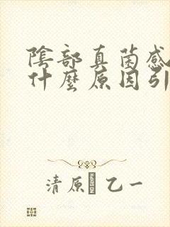 阴部真菌感染是什么原因引起的封面