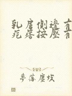 乳房侧边有个小疙瘩按压有点疼