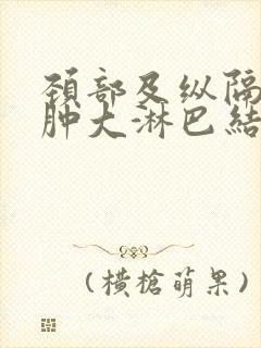 颈部及纵隔多发肿大淋巴结