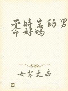 子时生的男孩子命好吗