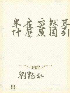 半夜突然耳鸣是什么原因引起的