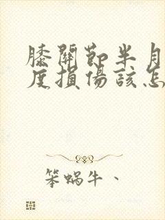 膝关节半月板2度损伤该怎么处理