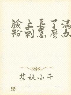 脸上长了满脸的粉刺怎么办封面