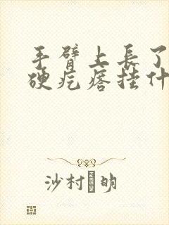 手臂上长了一个硬疙瘩挂什么科