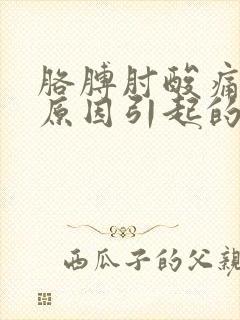 胳膊肘酸痛什么原因引起的女性呢