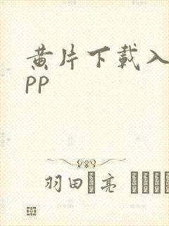 黄片下载入口app