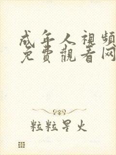 成年人视频在线免费观看网页