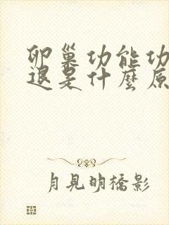 卵巢功能功能衰退是什么原因引起的封面