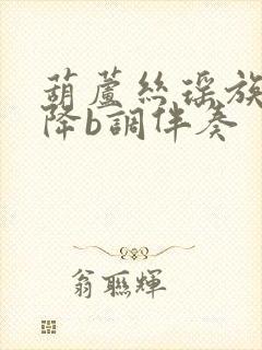 葫芦丝瑶族舞曲降b调伴奏