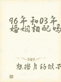 96年和03年婚姻相配吗封面