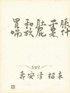 胃和肚子胀气打嗝放屁是什么原因