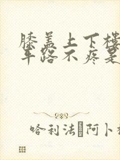 膝盖上下楼疼走平路不疼是怎么回事封面