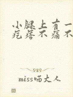 小腿上有一个硬疙瘩不痛不痒