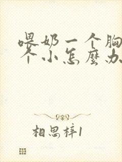 喂奶一个胸大一个小怎么办封面