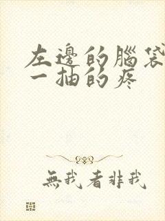 左边的脑袋一抽一抽的疼