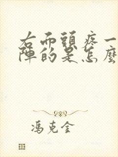 右面头疼一阵一阵的是怎么回事封面