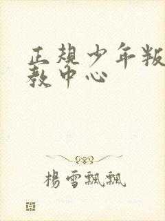 正规少年叛逆管教中心