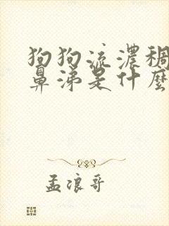 狗狗流浓稠的黄鼻涕是什么原因