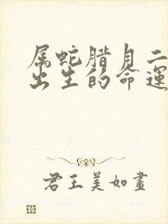 属蛇腊月二十五出生的命运如何